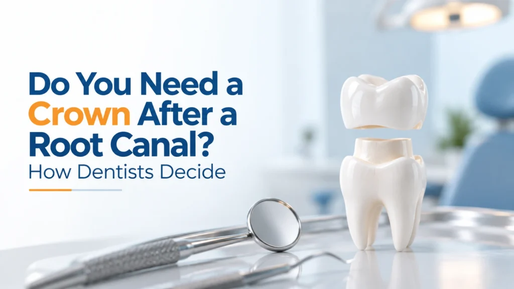 Do You Need a Crown After a Root Canal? How Dentists Decide
