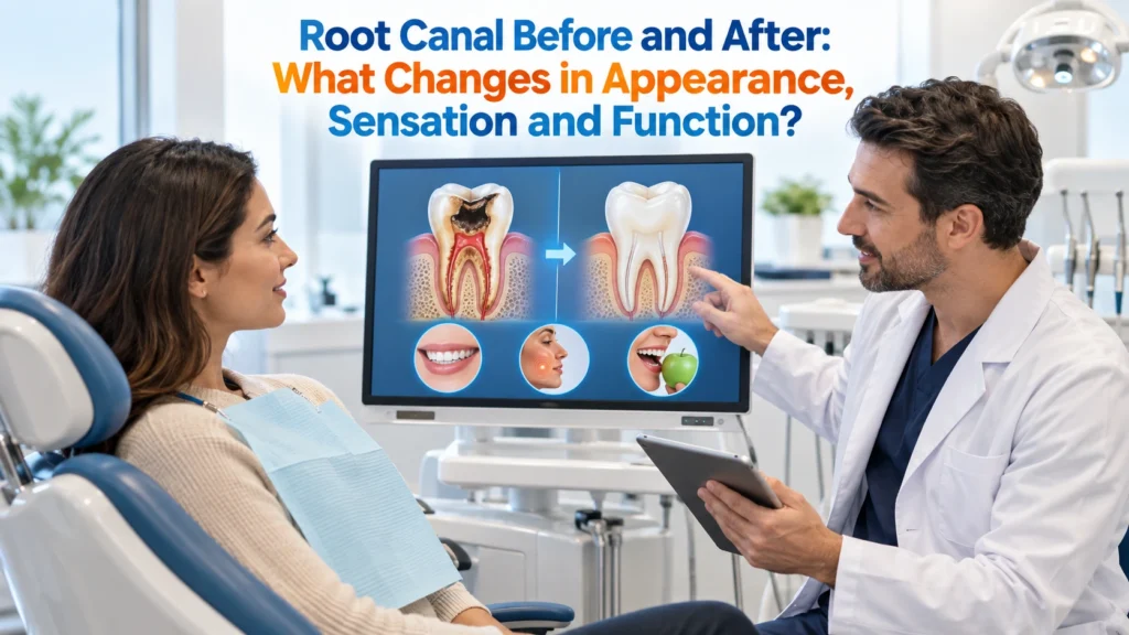 Root Canal Before and After: What Changes in Appearance, Sensation and Function?