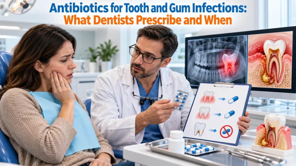 Antibiotics for Tooth and Gum Infections: What Dentists Prescribe and When